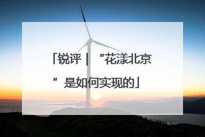 锐评｜“花漾北京”是如何实现的