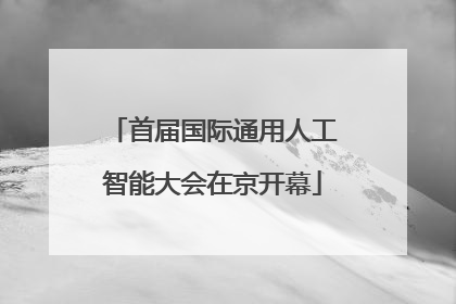 首届国际通用人工智能大会在京开幕