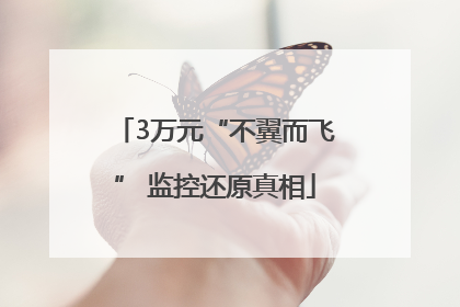 3万元“不翼而飞” 监控还原真相